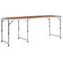 Aluminum folding camping table 180x60 cm by vidaXL, camping furniture - Ref: Foro24-48174, Price: 82,58 €, Discount: %