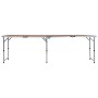 Aluminum folding camping table 240x60 cm by vidaXL, camping furniture - Ref: Foro24-48176, Price: 115,10 €, Discount: %