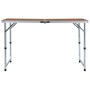 Mesa de camping plegable de aluminio 120x60 cm de vidaXL, Mobiliario de camping - Ref: Foro24-48172, Precio: 51,56 €, Descuen...