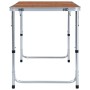 Mesa de camping plegable de aluminio 120x60 cm de vidaXL, Mobiliario de camping - Ref: Foro24-48172, Precio: 51,56 €, Descuen...