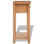 Mesa consola de madera de roble maciza 50x32x75 cm de vidaXL, Mesitas de noche - Ref: Foro24-243932, Precio: 160,85 €, Descue...