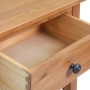 Mesa consola de madera de roble maciza 50x32x75 cm de vidaXL, Mesitas de noche - Ref: Foro24-243932, Precio: 160,85 €, Descue...