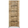 Storage unit with 5 baskets 25.5x37x10 cm water hyacinth by vidaXL, Lockers and storage cabinets - Ref: Foro24-245492, Price:...