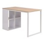 Desk 120x60x75 cm oak and white color by vidaXL, Desks - Ref: Foro24-245720, Price: 170,51 €, Discount: %