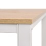 Desk 120x60x75 cm oak and white color by vidaXL, Desks - Ref: Foro24-245720, Price: 170,51 €, Discount: %