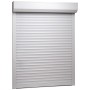 Persiana de aluminio blanca 130x140 cm de vidaXL, Contraventanas - Ref: Foro24-144973, Precio: 243,94 €, Descuento: %