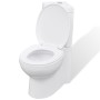 Ecktoilette aus weißer Keramik von vidaXL, Badezimmer - Ref: Foro24-141133, Preis: 256,31 €, Rabatt: %