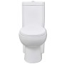 Ecktoilette aus weißer Keramik von vidaXL, Badezimmer - Ref: Foro24-141133, Preis: 244,12 €, Rabatt: %