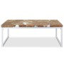 Teak resin coffee table 110x60x40 cm by vidaXL, Coffee table - Ref: Foro24-244553, Price: 140,99 €, Discount: %