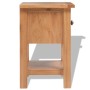 Mesita de noche de madera de roble maciza 36x30x47 cm de vidaXL, Mesitas de noche - Ref: Foro24-243930, Precio: 102,66 €, Des...