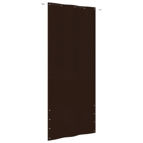 Toldo pantalla para balcón tela oxford marrón 100x240 cm de vidaXL, Sombrillas - Ref: Foro24-148559, Precio: 29,99 €, Descuen...