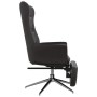 Sillón de relax con reposapiés cuero artificial negro brillante de vidaXL, Sillones - Ref: Foro24-3097721, Precio: 107,99 €, ...