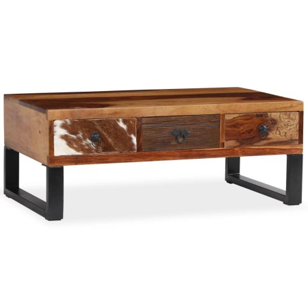 Solid sheesham wood coffee table 90x50x35 cm by vidaXL, Coffee table - Ref: Foro24-244936, Price: 177,37 €, Discount: %