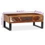 Solid sheesham wood coffee table 90x50x35 cm by vidaXL, Coffee table - Ref: Foro24-244936, Price: 177,37 €, Discount: %