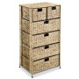 Storage unit with 6 baskets47x37x100 cm water hyacinth by vidaXL, Lockers and storage cabinets - Ref: Foro24-245493, Price: 1...