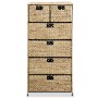 Storage unit with 6 baskets47x37x100 cm water hyacinth by vidaXL, Lockers and storage cabinets - Ref: Foro24-245493, Price: 1...