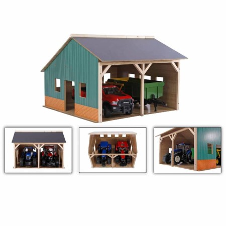 Kids Globe Farm Shed for Tractors 1:16 Wooden 610338 by Kids Globe, Children's parks - Ref: Foro24-421647, Price: 70,54 €, Di...