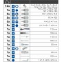 BRILLIANT TOOLS 45-piece steel 1/4" socket wrench set by BRILLIANT TOOLS, Nut wrenches - Ref: Foro24-426118, Price: 29,28 €, ...