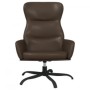 Sillón de relax con reposapiés de cuero sintético marrón de vidaXL, Sillones - Ref: Foro24-3097446, Precio: 131,99 €, Descuen...