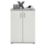 FMD Wardrobe/trunk with 2 doors white and gray by FMD, Wardrobes - Ref: Foro24-428684, Price: 126,81 €, Discount: %