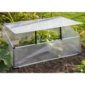 HI Transparent aluminum greenhouse 100x60x40 cm by HI, Greenhouses - Ref: Foro24-435227, Price: 58,47 €, Discount: %