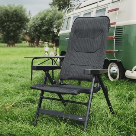 Travellife Monaco Comfort Luxurious Folding Camping Chair Gray by Travellife, camping furniture - Ref: Foro24-441446, Price: ...