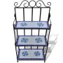 Blue and White Mosaic Plant Stand by vidaXL, Pot stands - Ref: Foro24-41132, Price: 109,81 €, Discount: %