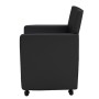 Sillas de comedor 4 unidades cuero sintético negro de vidaXL, Sillas de comedor - Ref: Foro24-160183, Precio: 603,75 €, Descu...