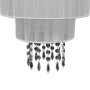 White pendant ceiling lamp with crystals by vidaXL, Lamps - Ref: Foro24-240681, Price: 38,38 €, Discount: %