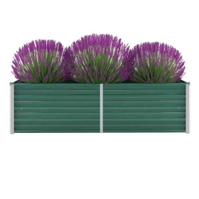 Galvanized green steel garden bed 160x40x45 cm by vidaXL, Pots and planters - Ref: Foro24-44851, Price: 34,92 €, Discount: %