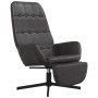 Sillón de relax con reposapiés cuero artificial negro brillante de vidaXL, Sillones - Ref: Foro24-3097717, Precio: 113,67 €, ...