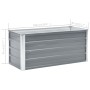 Gray galvanized steel garden bed 100x40x45 cm by vidaXL, Pots and planters - Ref: Foro24-44854, Price: 36,59 €, Discount: %