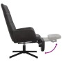 Sillón de relax con reposapiés cuero artificial negro brillante de vidaXL, Sillones - Ref: Foro24-3097717, Precio: 113,67 €, ...