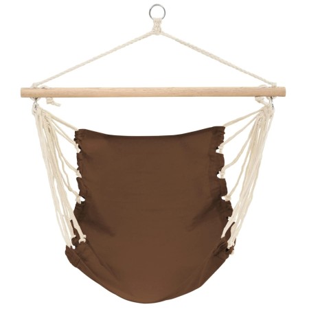 Hammock Chair 100 x 80 cm Brown Cotton by vidaXL, Hammocks - Ref: Foro24-40354, Price: 22,99 €, Discount: %