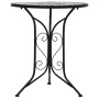 Gray ceramic mosaic bistro table 61 cm by vidaXL, Garden tables - Ref: Foro24-46715, Price: 121,31 €, Discount: %