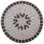 Gray ceramic mosaic bistro table 61 cm by vidaXL, Garden tables - Ref: Foro24-46715, Price: 121,31 €, Discount: %