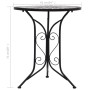 Gray ceramic mosaic bistro table 61 cm by vidaXL, Garden tables - Ref: Foro24-46715, Price: 121,31 €, Discount: %