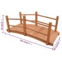 Gartenbrücke, 140 x 60 x 56 cm von vidaXL, Gartenbrücken - Ref: Foro24-41300, Preis: 82,28 €, Rabatt: %