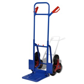 Folding cargo cart with 6 blue wheels by vidaXL, Cargo forklifts - Ref: Foro24-140512, Price: 115,99 €, Discount: %