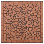 Mesa de mosaico para cafetería cerámica terracota 60 cm de vidaXL, Mesas de jardín - Ref: Foro24-46705, Precio: 106,40 €, Des...