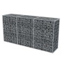 Gabion wall basket galvanized steel 200x50x100 cm by vidaXL, fence panels - Ref: Foro24-142552, Price: 102,23 €, Discount: %