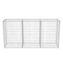 Gabion wall basket galvanized steel 200x50x100 cm by vidaXL, fence panels - Ref: Foro24-142552, Price: 102,23 €, Discount: %