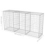 Gabion wall basket galvanized steel 200x50x100 cm by vidaXL, fence panels - Ref: Foro24-142552, Price: 102,23 €, Discount: %