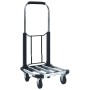 Folding silver aluminum transport cart 150 kg by vidaXL, Stairs on wheels - Ref: Foro24-146448, Price: 91,67 €, Discount: %