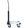 Folding silver aluminum transport cart 150 kg by vidaXL, Stairs on wheels - Ref: Foro24-146448, Price: 91,67 €, Discount: %