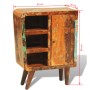 Sideboard aus recyceltem Holz mit 1 Tür im Vintage-Stil von vidaXL, Schließfächer und Lagerschränke - Ref: Foro24-241094, Pre...