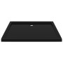 Rectangular black ABS shower tray 80x90 cm by vidaXL, Shower trays - Ref: Foro24-148917, Price: 119,23 €, Discount: %