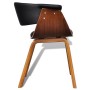 Silla de comedor de madera curvada y cuero sintético de vidaXL, Sillas de comedor - Ref: Foro24-241058, Precio: 178,87 €, Des...