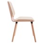 Dining chairs 2 units cream-colored synthetic leather by vidaXL, dining chairs - Ref: Foro24-287382, Price: 244,11 €, Discoun...