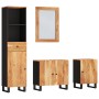 Conjunto de muebles de baño 4 piezas madera maciza de acacia de vidaXL, Muebles de baño - Ref: Foro24-3200642, Precio: 381,99...